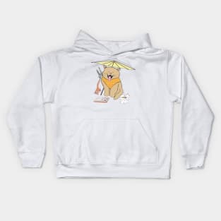 Samurai Cat Kids Hoodie